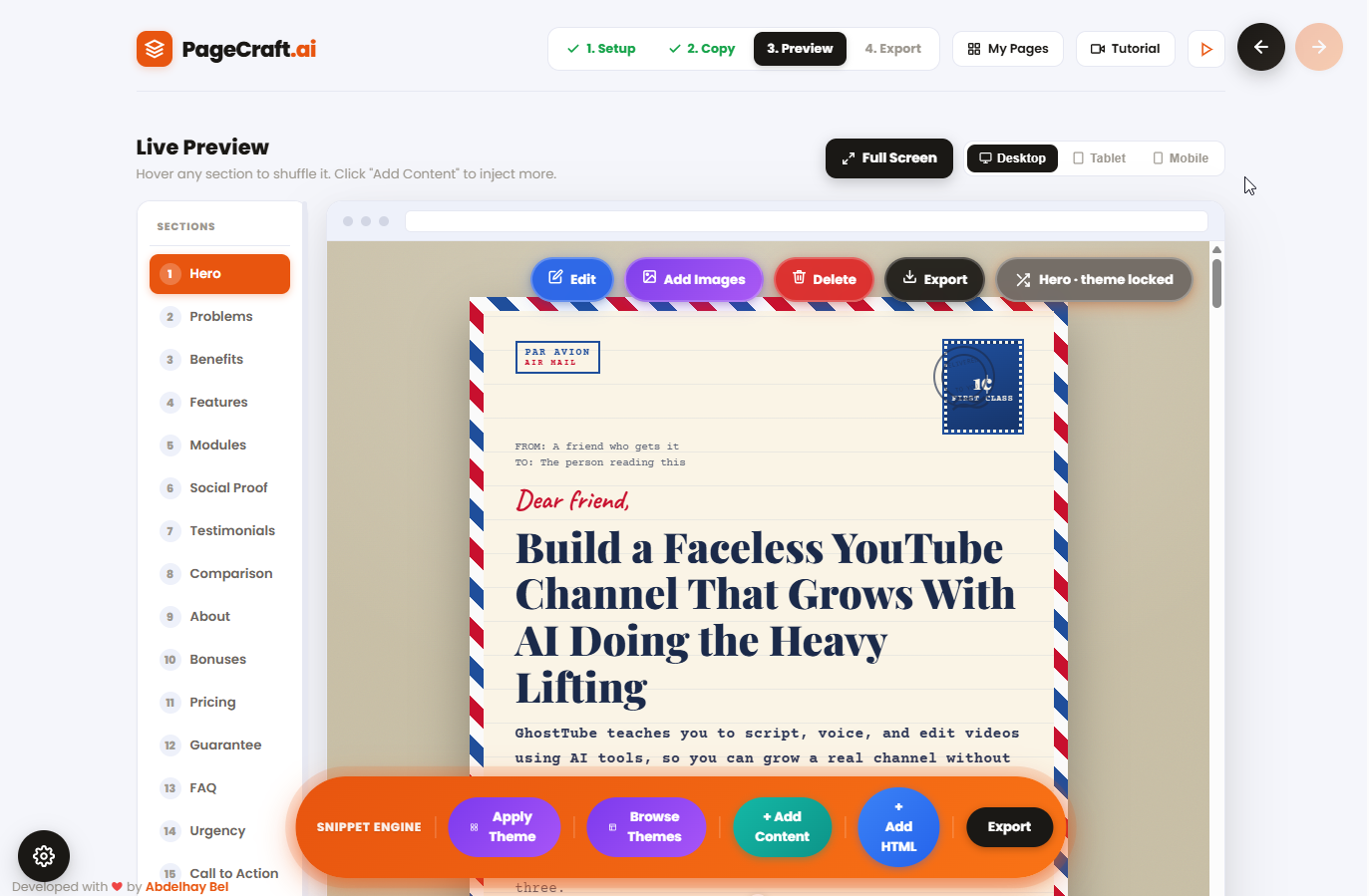 Instant Sales Page Builder