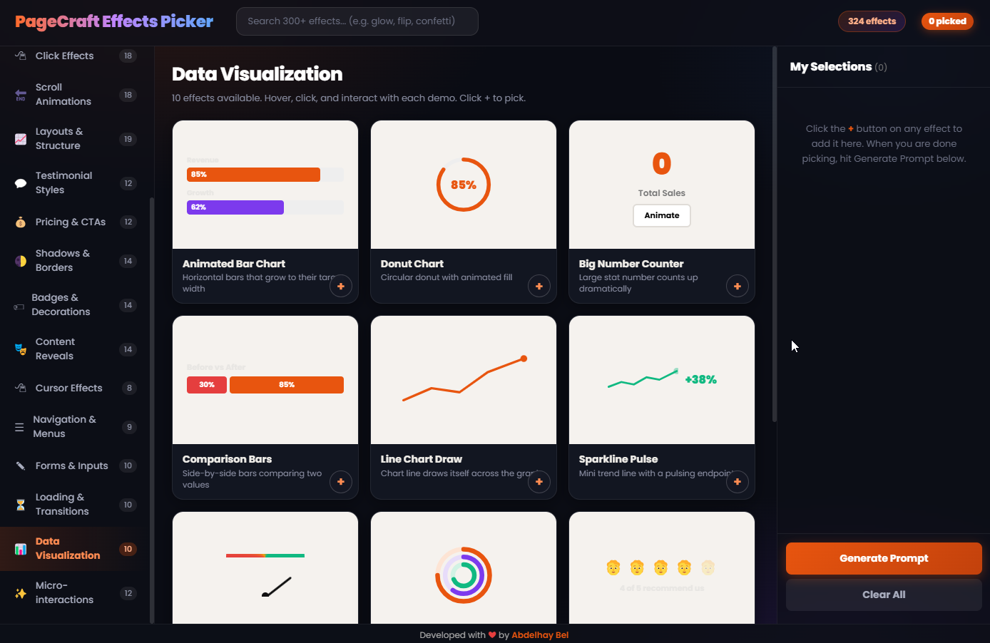 PageCraft Effects Picker