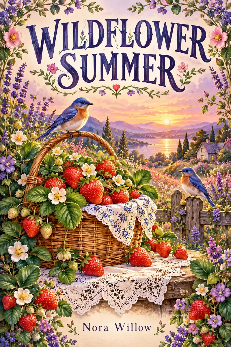 Sample made with Cottagecore Book Cover Creator